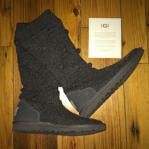 UGG Classic Argyle knit boots